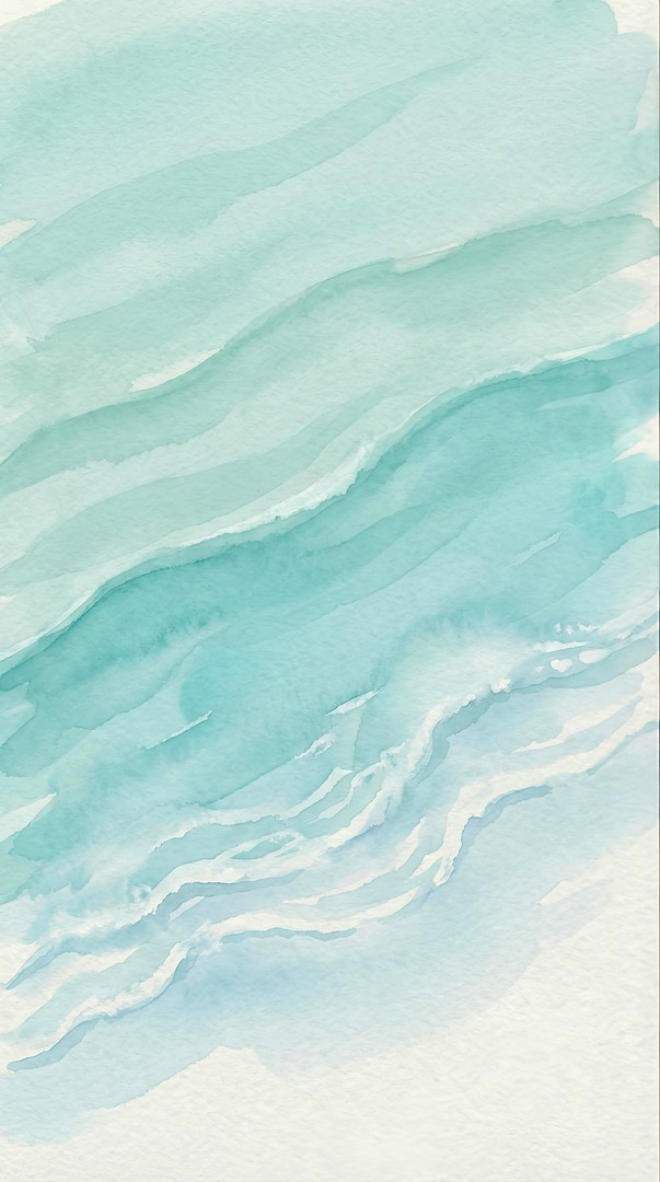 Blue Watercolor Texture Minimal HD Wallpaper 4K