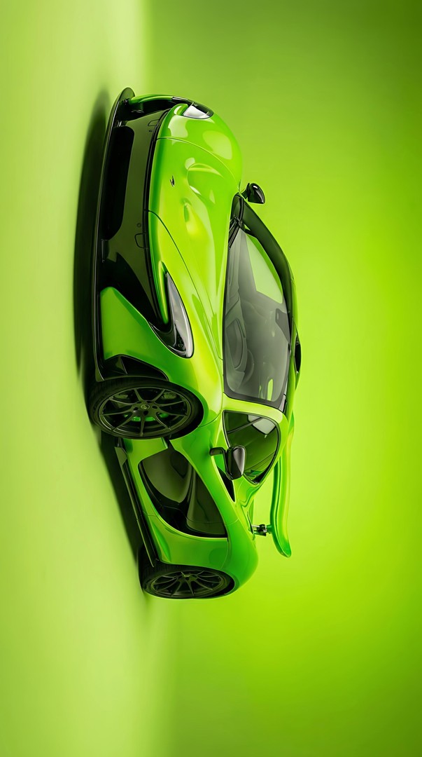 Green McLaren P1 wallpaper for mobile