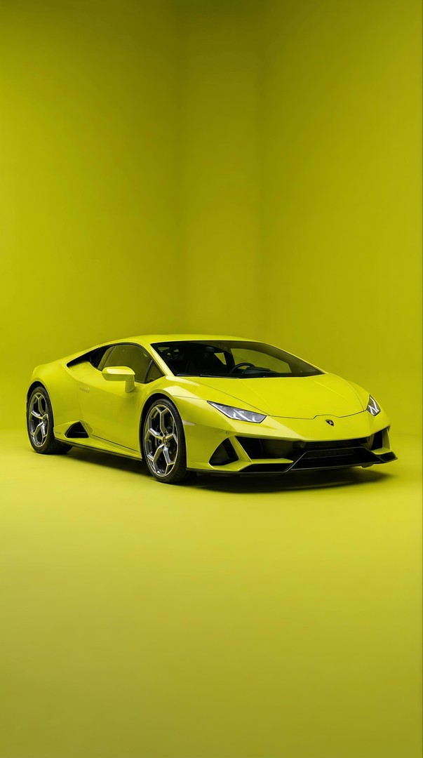 Yellow Lamborghini Huracan Supercar 4K Wallpaper