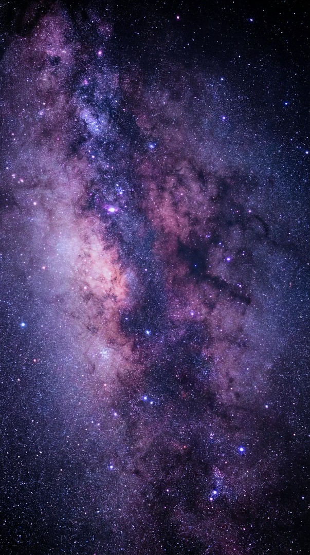 Purple Pink Milky Way Galaxy Stars 4K Wallpaper