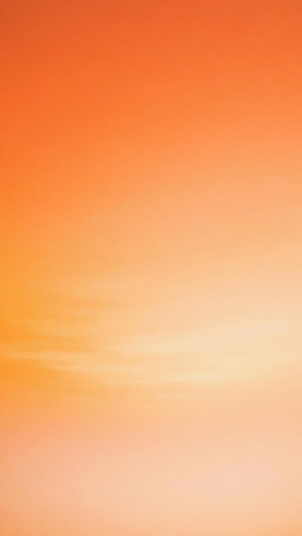 Warm Orange Sunset Gradient HD Wallpaper 4K