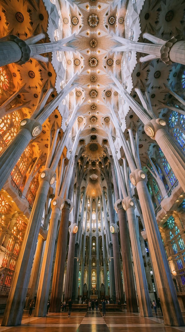 Grand Cathedral Interior Architecture HD Wallpaper 4K