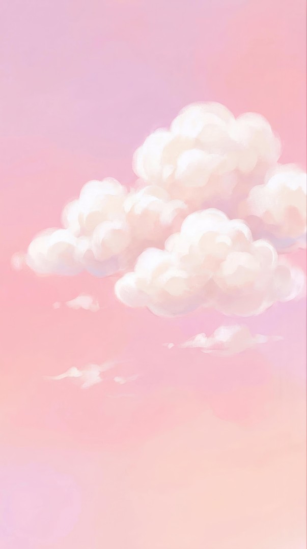 Soft Pink Clouds Sky HD Wallpaper 4K