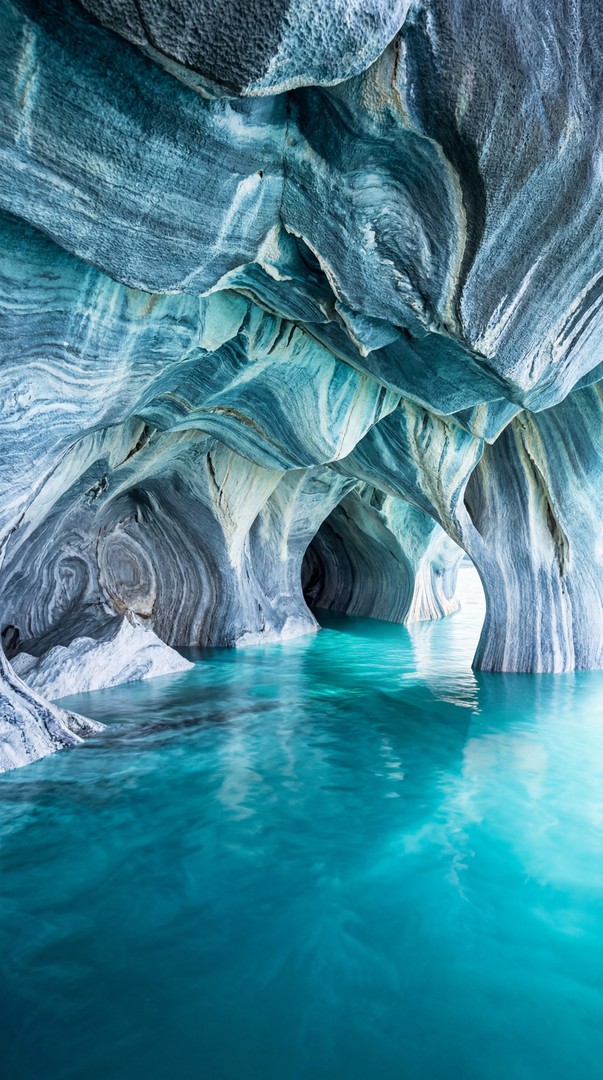 Marble Cave Boat Lake HD Wallpapers