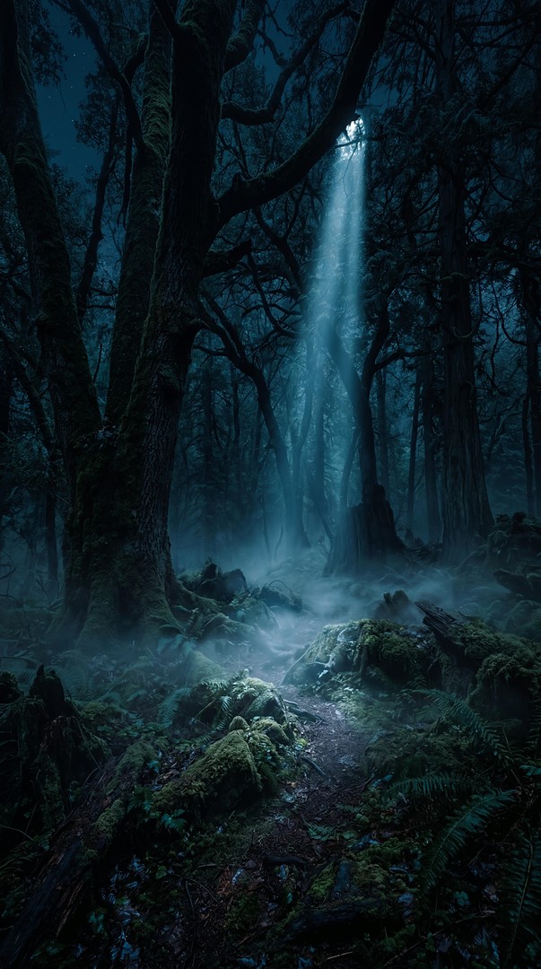 dark forest wallpaper for mobile