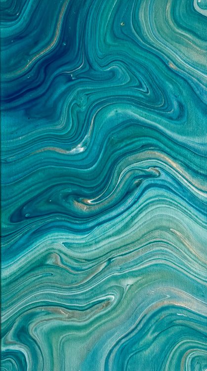 Blue Marble Abstract Texture HD Wallpaper 4K