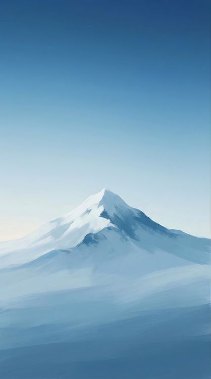 Mountain Peak Minimal HD Wallpaper 4K