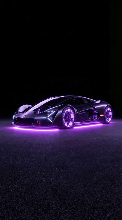 Purple Lamborghini 4K Wallpaper